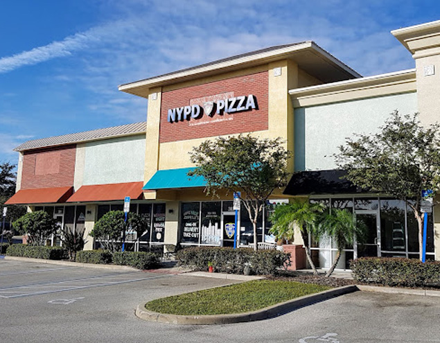 Image of the exterior of NYPD Pizza in Winter Garden, FL